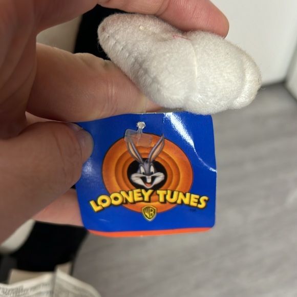 Vintage Warner bros looney tunes black and white Sylvester plush 1997 - Picture 5 of 8